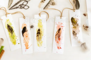 FEATHER BOOKMARK