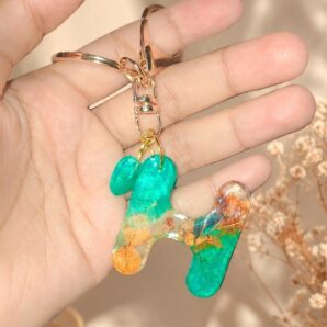 Personalized Resin Keychain – Handmade Custom Name Keychain